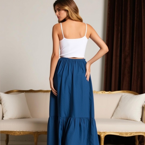 Loup Charmant Navy Maxi Skirt NWOT - Picture 10 of 10